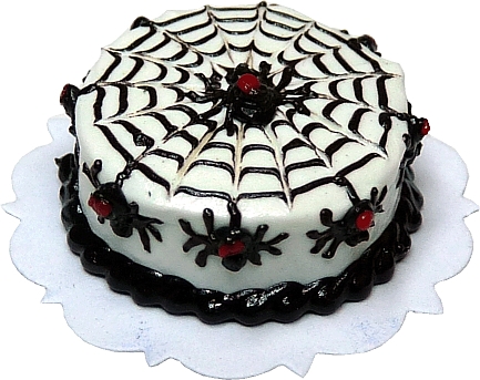 Black Widow Spider Cake