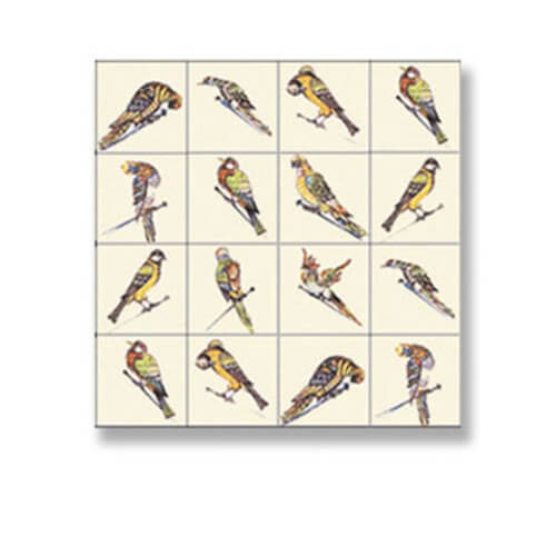 (image for) Birds Picture Mosaic Tile Sheet