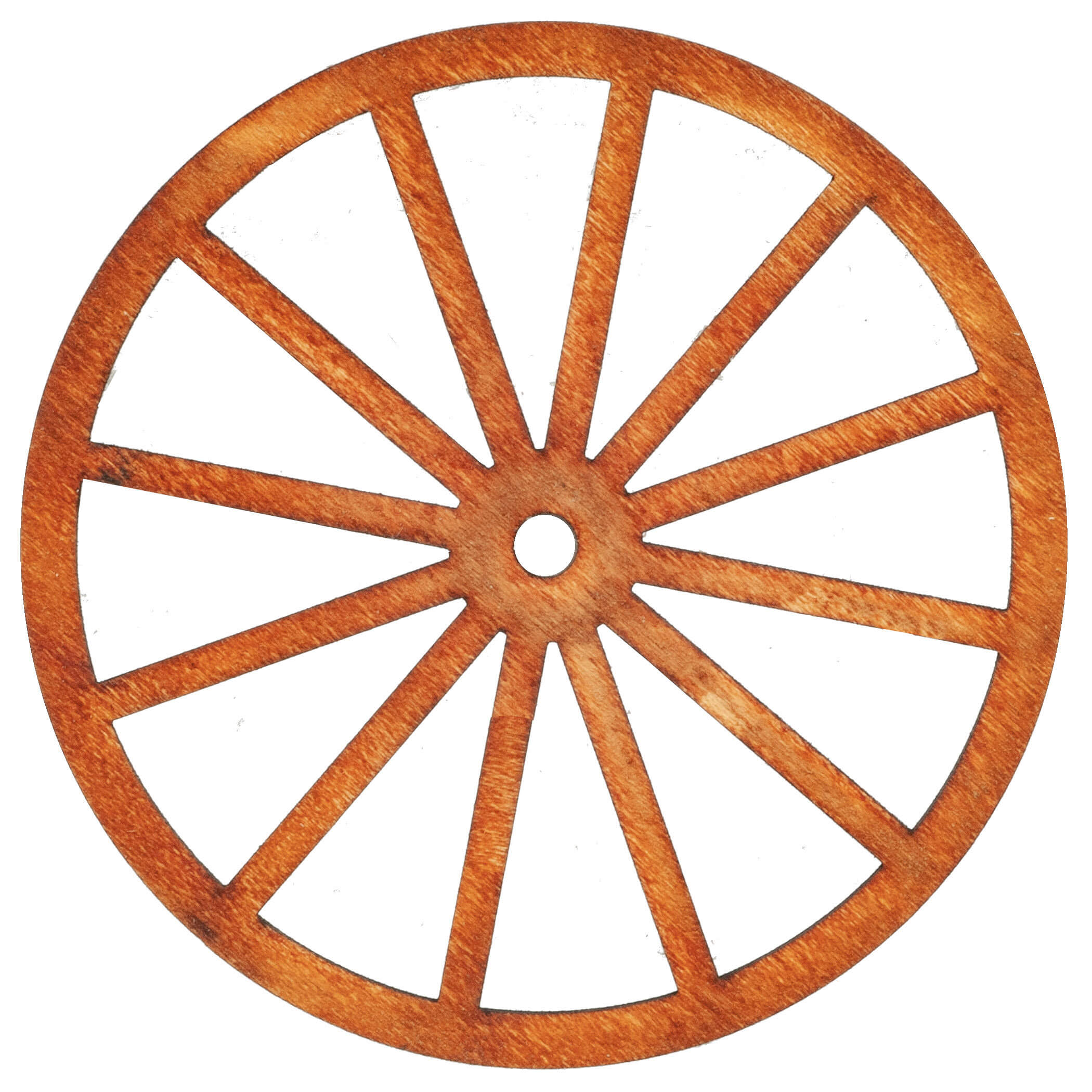 Wooden Wheel 3in
