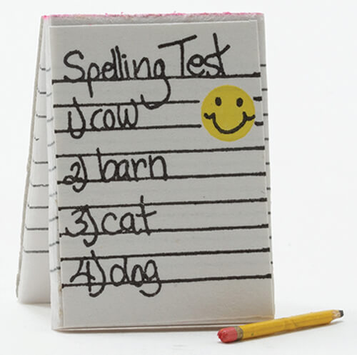 Spelling Test & Pencil