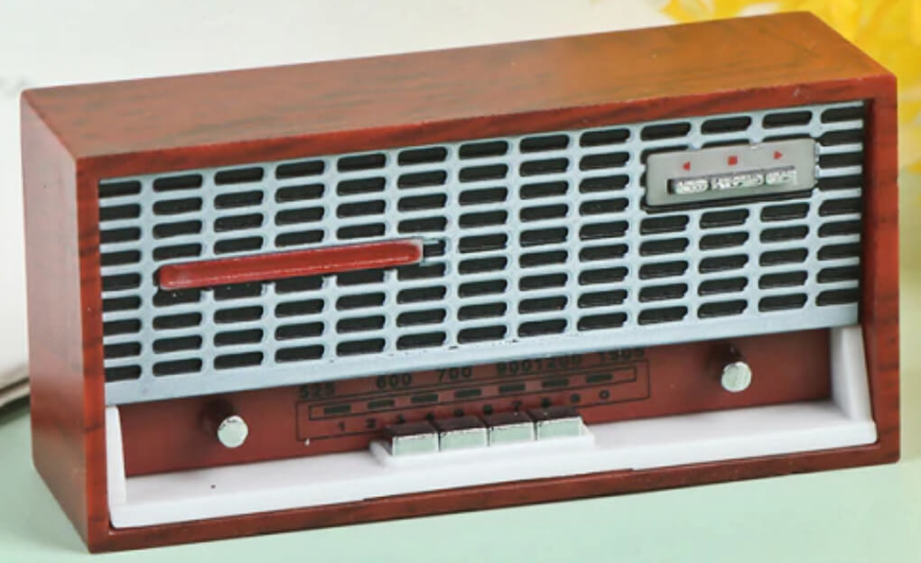 Old Fashioned Radio Console