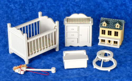 (image for) Nursery Furniture Set - 6pc - White