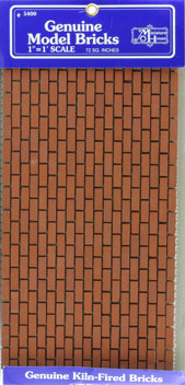 Common Brick Sheet on a Mesh Sheet 72 Sq Inches