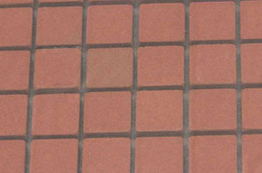 Common Patio Brick on a Mesh Sheet 72 Sq Inches