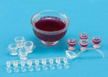 Red Party Punch Set 11pc