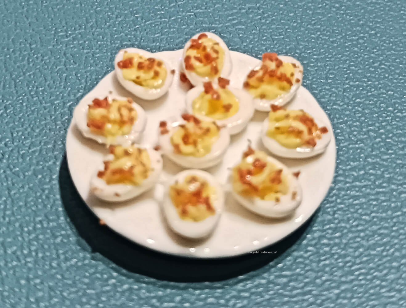 Deviled Eggs on Plate