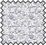 1/2in Scale Silk Fabric Campagne Blue