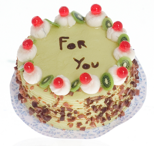 For You Decorated Round Cake 2pc