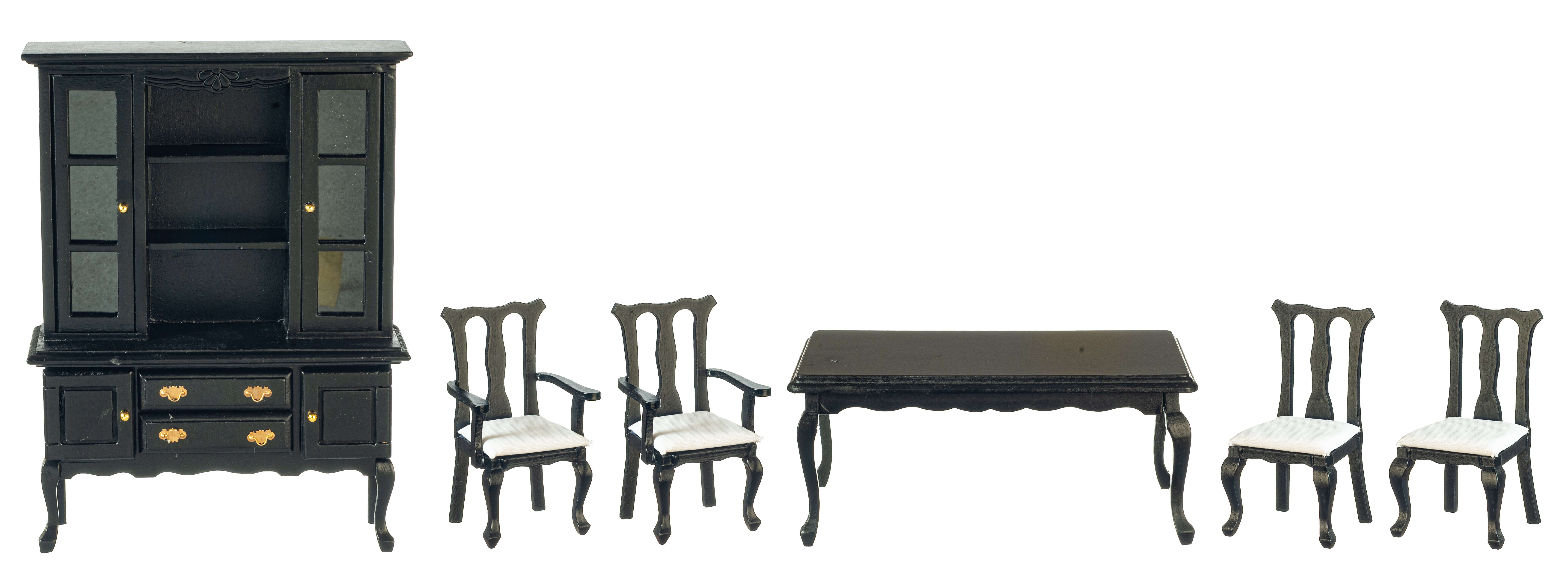 Queen anne living sales room furniture set