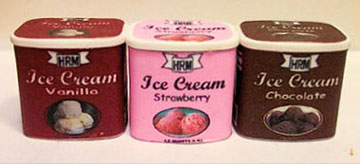 (image for) 3 Cartons of Ice Cream