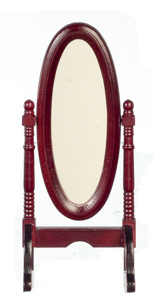 Cheval Dressing Mirror - Mahogany
