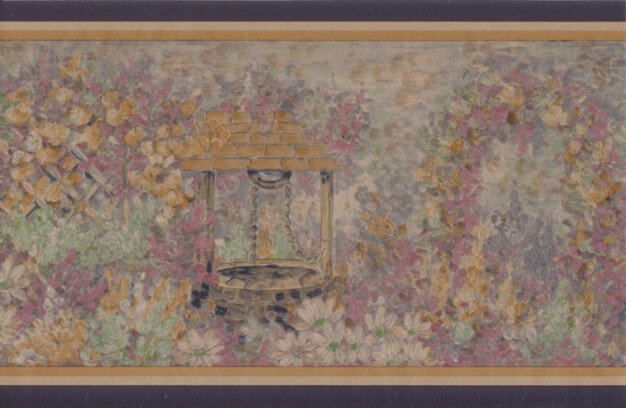Floral Well Wall Mural