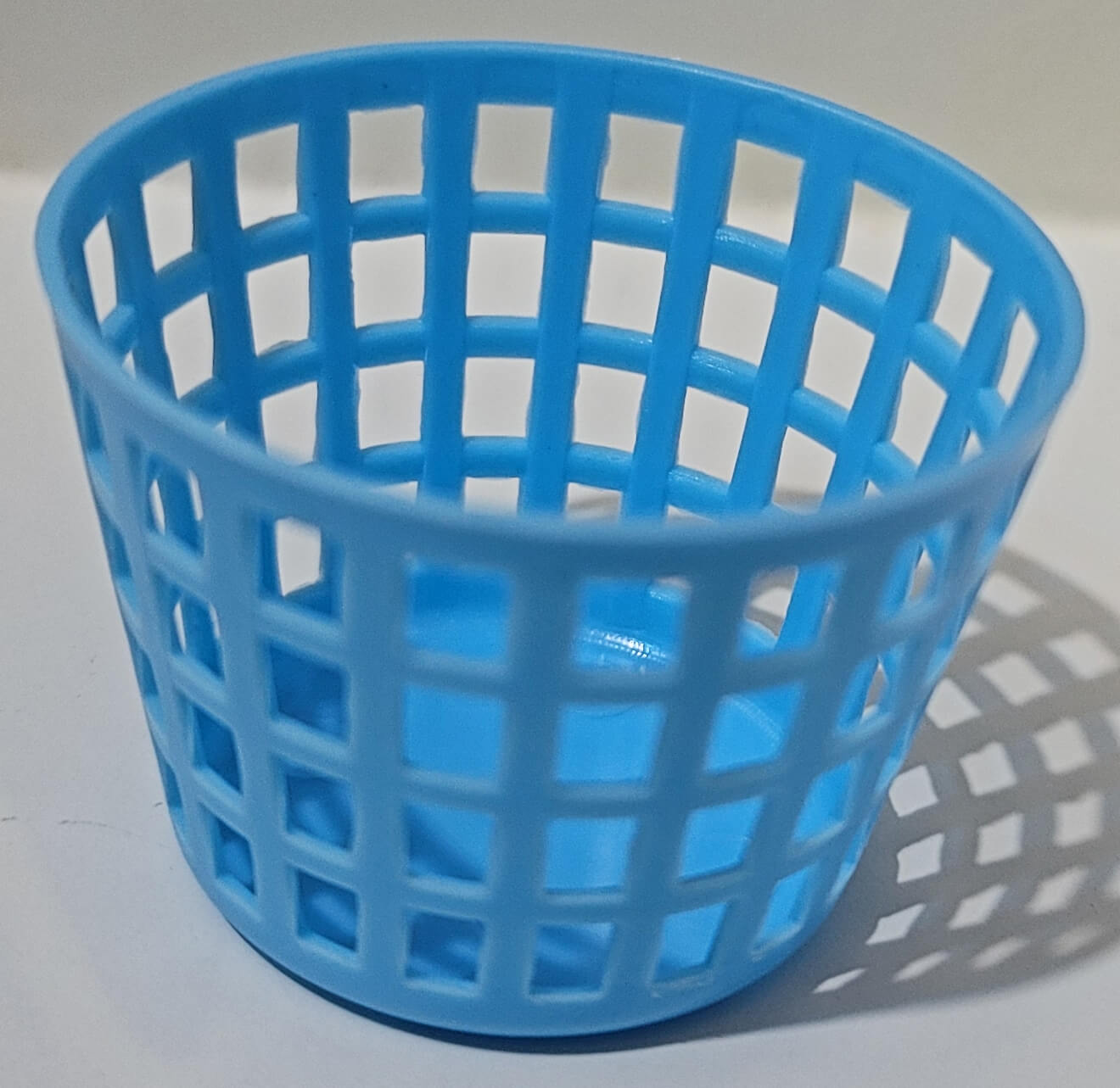 Round Laundry Basket - Baby Blue