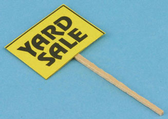 Yard Sale Sign, Yellow