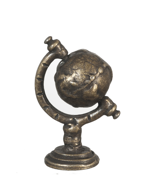 Antique Brass Small Globe Nicknack