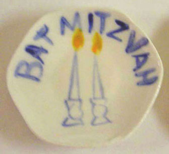 Bat Mitzvah Plate