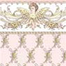 1/2in Scale Wallpaper St Elizabeth Pink 6pc (image for) 1/2in Scale Wallpaper St Elizabeth Pink 6pc