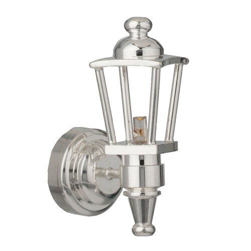 LED Silver Carriage Lamp