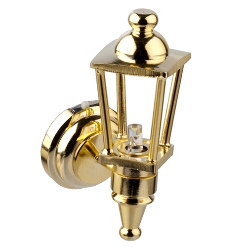 LED Brass Carriage Lamp