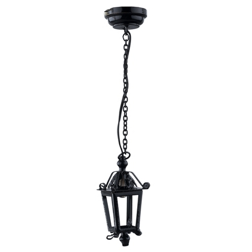 LED Black Hanging Coach Lamp
