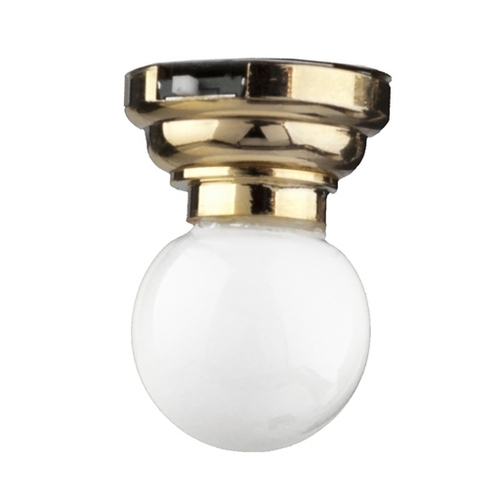 LED Globe Ceiling Lamp w/ Plastic Globe
