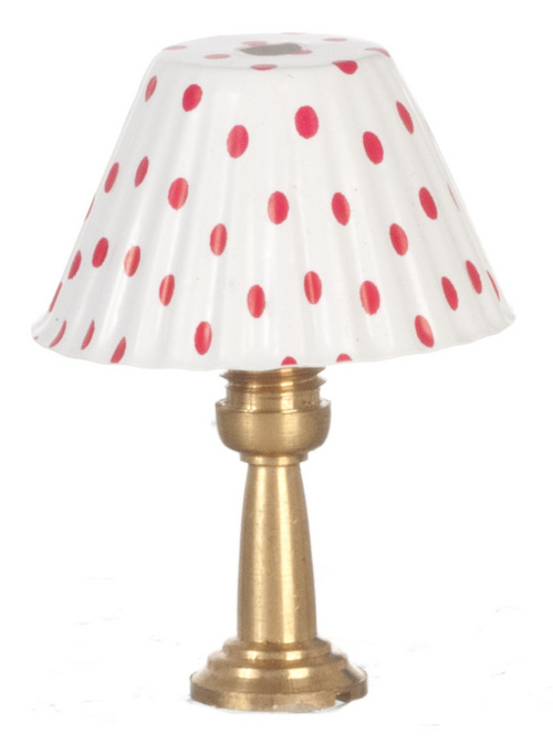 Red Table Lamp - Non-Electric