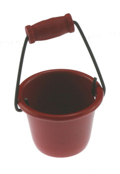 Bucket w/ Handle Red