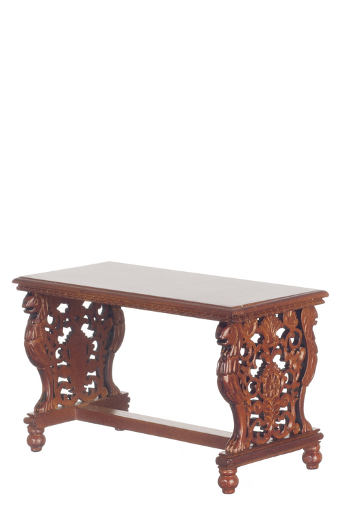 Gryphon Library Table - Walnut