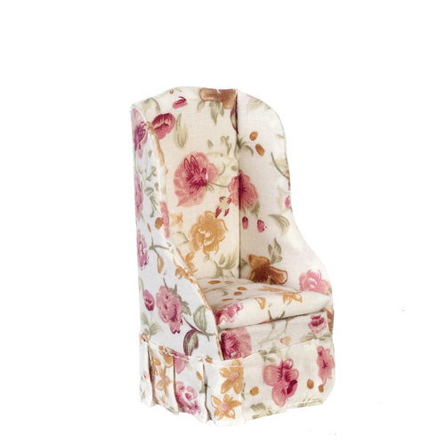 Floral High Back Chair
