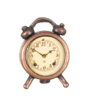 Antique Bronzed Alarm Clock