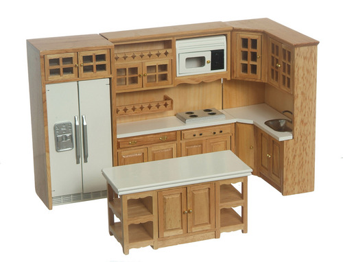 Kitchen Set - Oak - 6pc