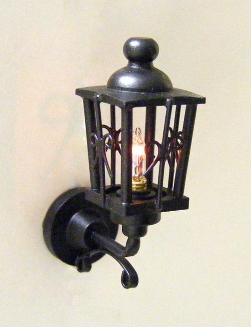 Ornate Black Coach Lamp 12v