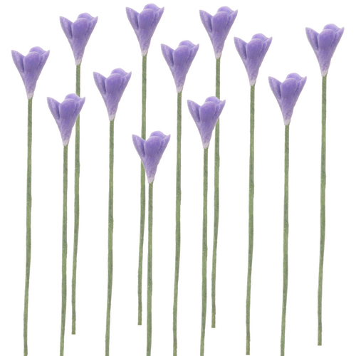 1dz Purple Wildflower Stems