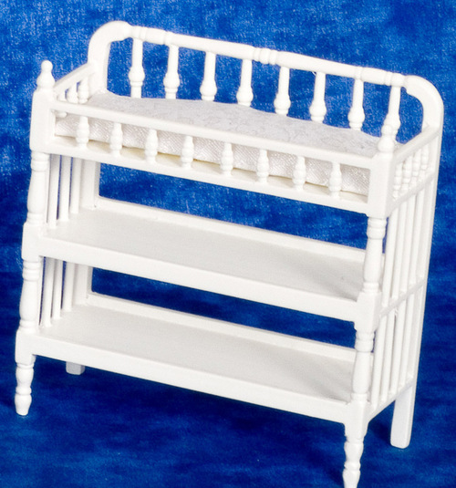Victorian Changing Table - White