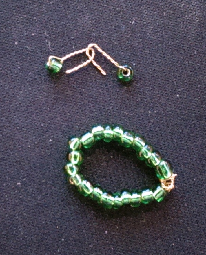 Necklace & Earrings Emerald