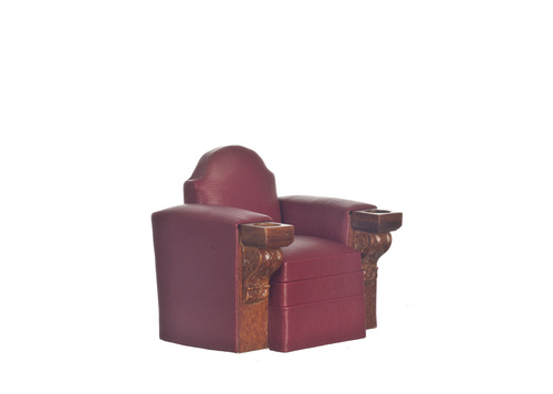 Perry Theater Style Armchair - Walnut
