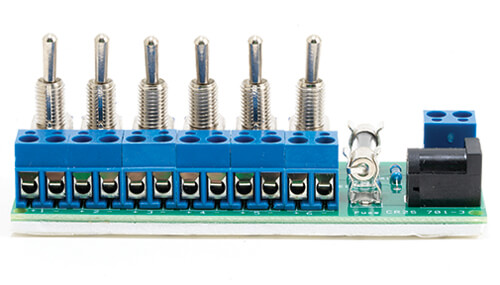 6 Toggle Switching Junction Strip / Block