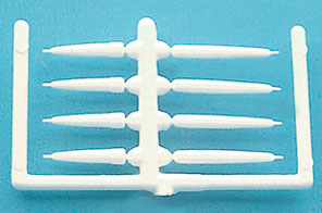 White Candles, 8 Pieces