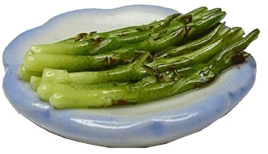 Asparagus on a Plate