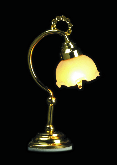 Fluted Shade Desk Lamp 12v