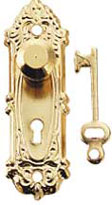 Gold Plated Opryland Door Handle w/ Key