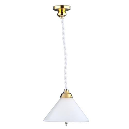 Modern Cone Shade Single Hanging Lamp 12v