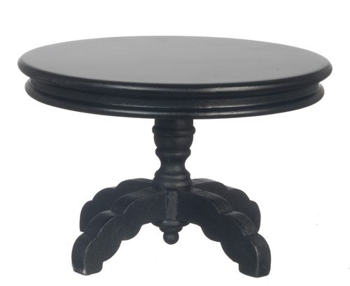 Round Pedestal Table - Black