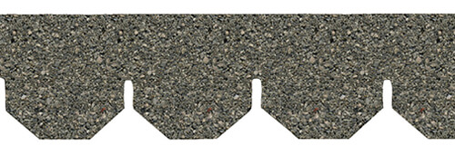 (image for) Grayblend Hexagon Asphalt Shingles 157 Square Inches