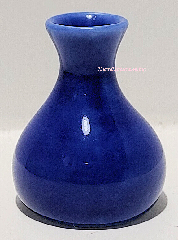 Ceramic Blue Bud Vase