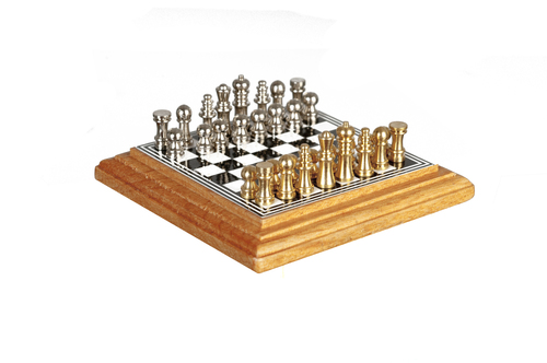 Chess Board on Platform Oak