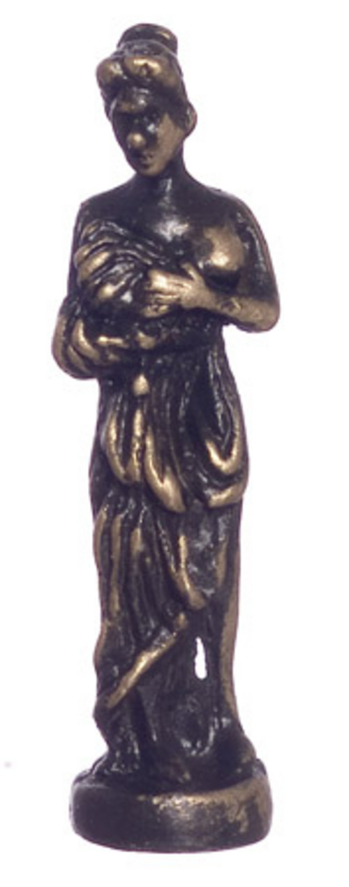 Bronzed Venus Figurine 2pc Mary's Dollhouse Miniature Accessories