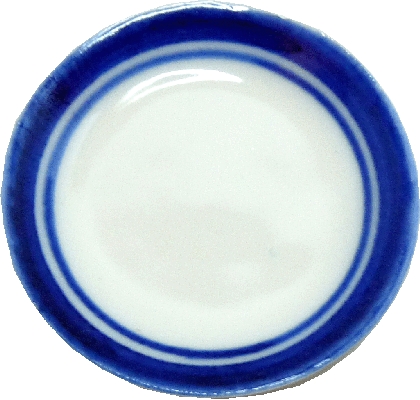 Large Classic Blue & White Ceramic Platter