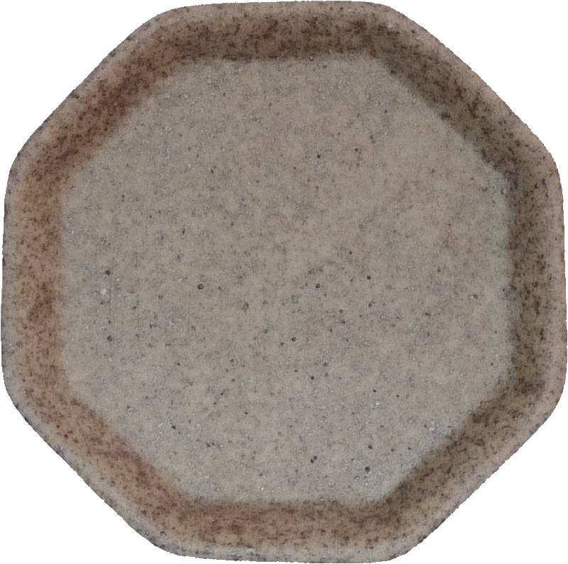 Hexogonal Ceramic Graniteware Platter