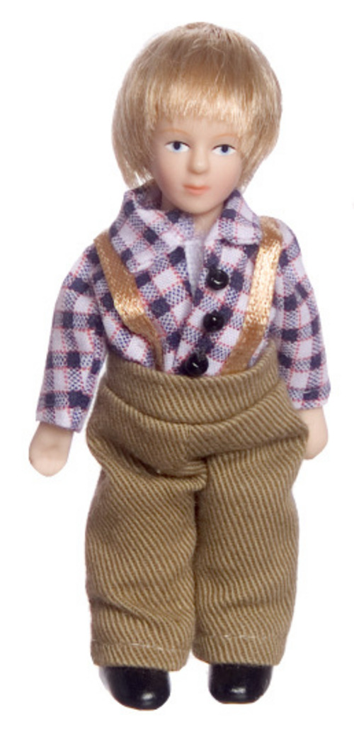 Porcelain Country Boy Doll